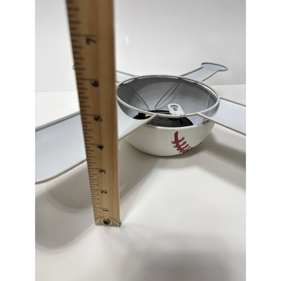 Baseball Wall Clock 17" Boys Sports Theme Large Bedroom Decor Sports Clock NEW - Picture 10 of 11